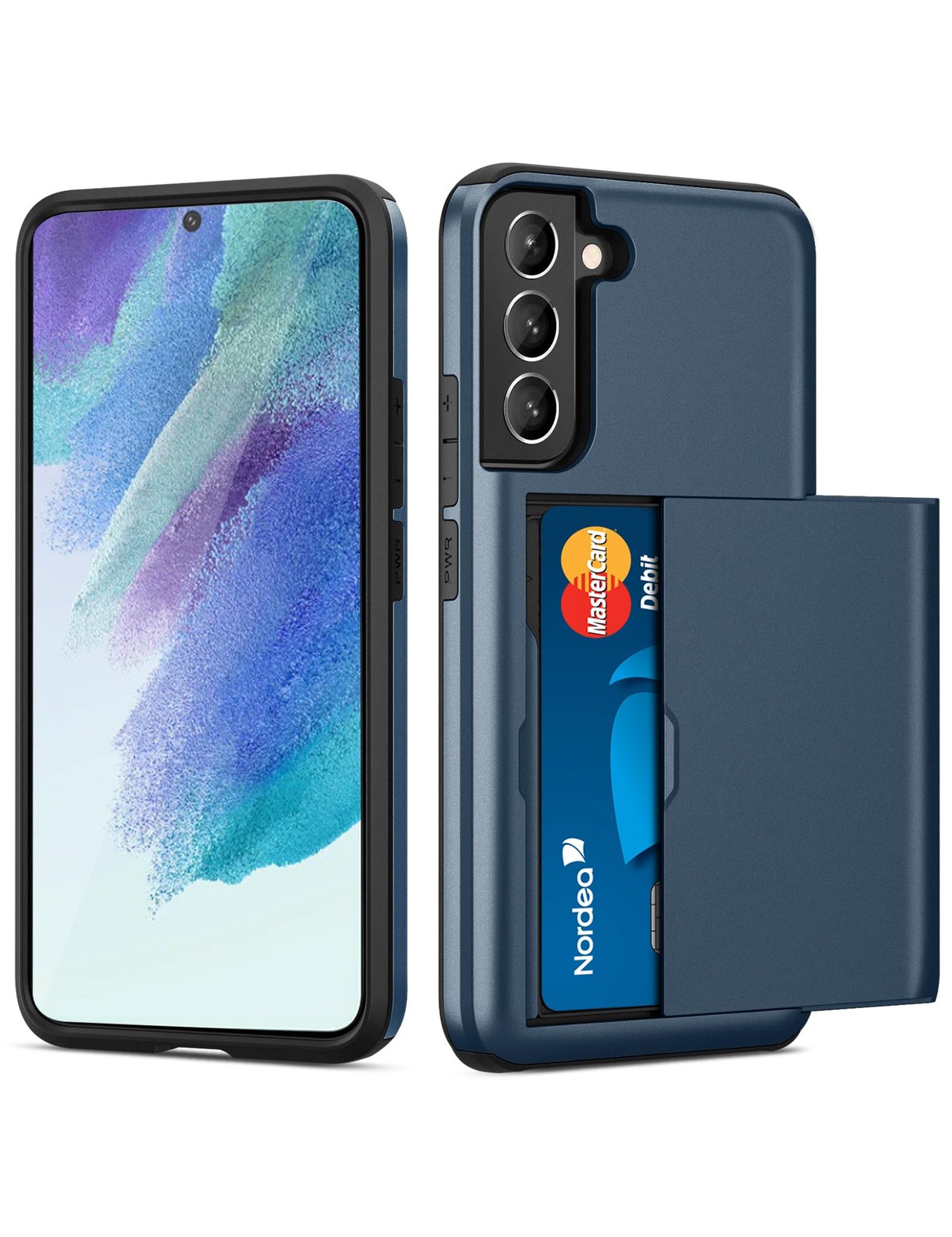Coque Samsung S21 FE Étui Portefeuille Antichoc Housse Protection Intégrale