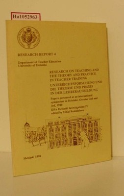 Research on Teaching and the Theory and Practice in Teacher Training Komulainen,