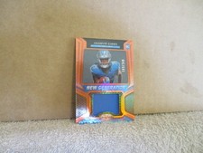 2023 PANINI CERTIFIED NEW GENERATION JERSEYS JAHMYR GIBBS RC MIRROR ORANGE /249