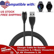 Charger Cable for Garmin Vivoactive 3, 3 Music/ Vivoactive 4, 4S/ Vivomove 3, 3S