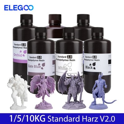ELEGOO Standard Resin V2 UV harz für LCD SLA DLP 3D Drucker Saturn Mars Jupiter