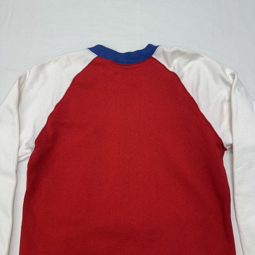Vintage 80's Japanese Champion Sweatshirt Middle Zipper Football Mens Large* - Picture 20 of 22
