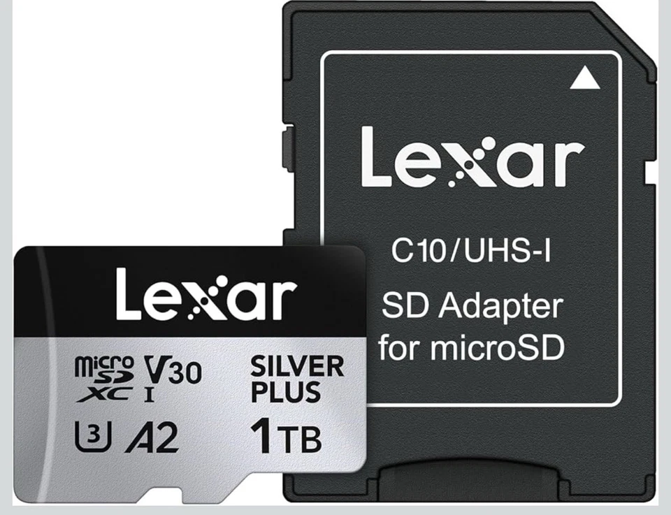 Lexar 1T Professional Silver Plus Micro SD UHS-I, C10, U3, V30, Full HD & 4K - Image 3 of 4