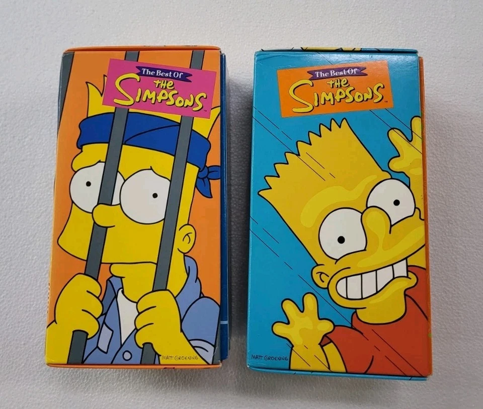 2 The Best of the Simpsons Vhs Box Set Vol 4 5 6 10 11 12 1997 1999 Excellent NM - Image 3 of 4