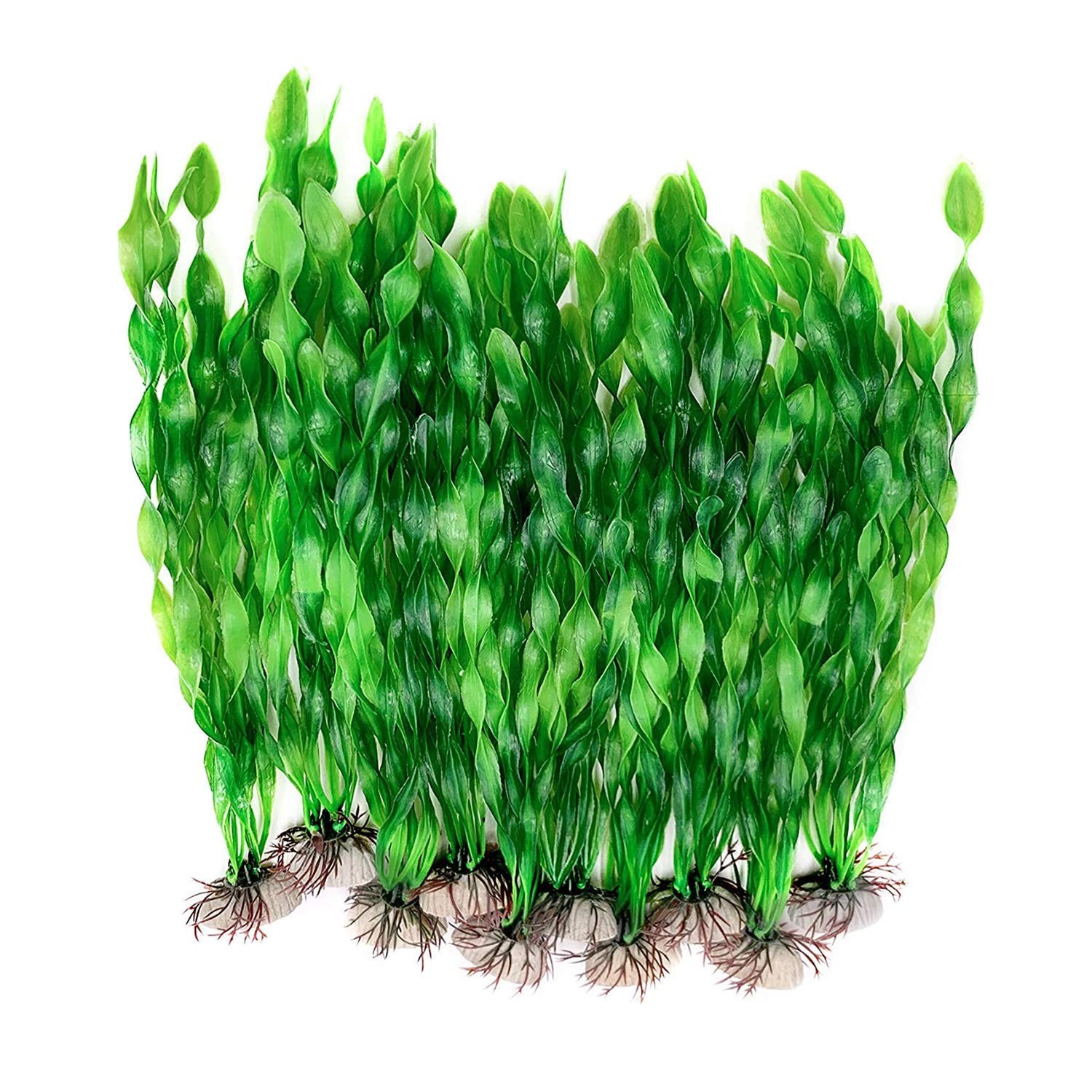 Plantes artificielles d'aquarium pour créer un décor tropical immergé sans entretien de 20cm