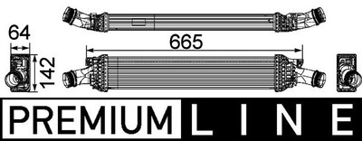 #ad Ladeluftkühler mahle für AUDI A4 B8 1.8 TFSI CI 170 000P EUR 122.86