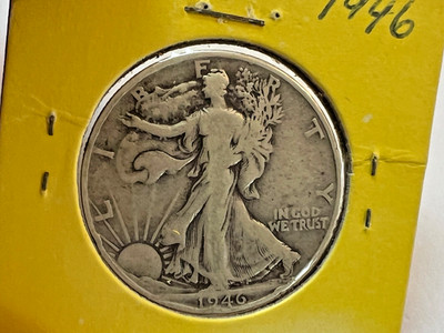 1946 Walking Liberty Half Dollar, 90% Silver, Classic Coin
