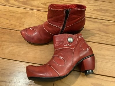 Tiggers Stiefeletten 38 Rot Damen Leder
