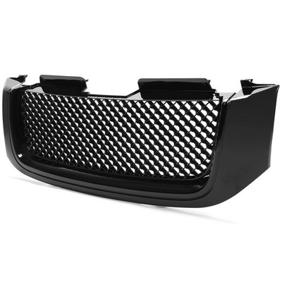 ALMULOO Front Bumper Grill Grille Guard Compatible With 2002-2008 GMC Envoy X...