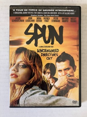 Spun DVD 2003 Uncensored Director's Cut Jason Schwartzman Brittany Murphy