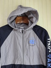 North Carolina Tar Heels Jacket Mens Medium Gray Navy NCAA Basketball Champion