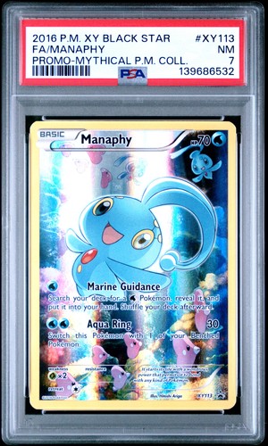 Manaphy graded PSA 7 for sale on eBay