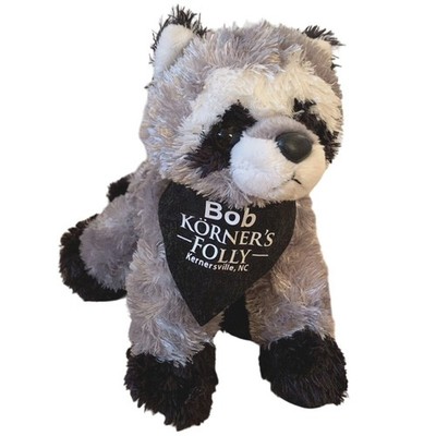 Korner's Folly Museum Raccoon Plush Stuffed Animal Kernersville NC 8 in