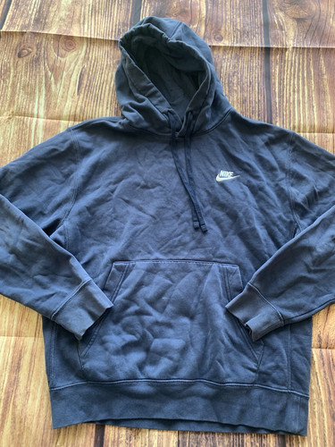 Nike Men's Long Sleeve Hoodie & Elastic Waist Pants Navy Blue Tracksuit Size: S - Picture 3 of 20