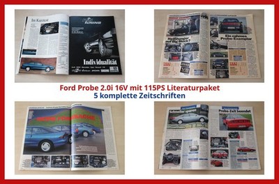 Ford Probe 2.0i 16V mit 115PS Literaturpaket - 5 komplette Zeitschriften