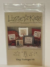 Lizzie Kate TINY TIDINGS VII Cross Stitch Chart Only