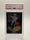 TOM BRADY Trading Card 2009 BOWMAN CHROME #10 NFL PATRIOTS graded PSA NM-MT 8