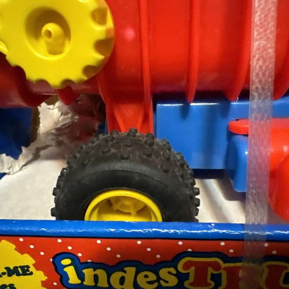 Caminhão de Reciclagem Amloide Vintage com Pneus de Borracha Caixa Original RARO Novo Frete Rápido - Imagem 4 de 4