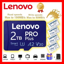 Lenovo 2TB 1TB 512GB 256GB 128GB Micro SD Memory Card Class10 TF Fast Speed