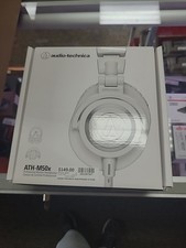 Audio-Technica ATH-M50x Professional Studio Monitor Headphones   White BRAND NEW
