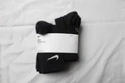 Nike Unisex Everyday Crew Sock 6-Pack Black Large Asst SKU/Contents