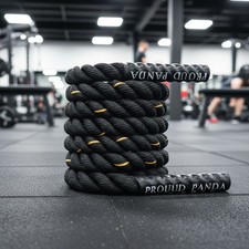 Durable Heavy Jump Rope with Rubber Grips - 2LB/3LB/5LB for All Fitness Levels