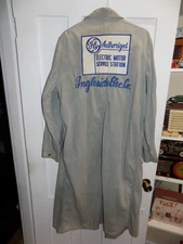 Vintage GE Authorized Electric Motor Service Station Lab Coat