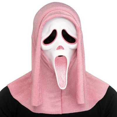 Scream Ghost Face   Pink Glitter Mask Officially Licensed Fun World Ghostface