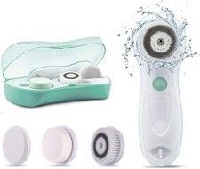 TOUCHBeauty 360  Rotating, 3 in 1 Interchangeable Facial Cleansing Brush Se