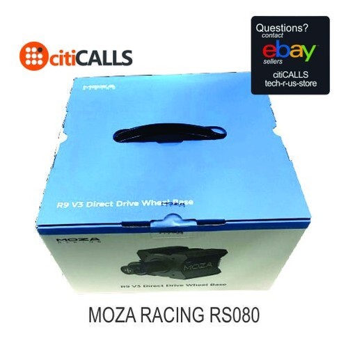 MOZA Racing RS080 R9 V3 Direct Drive Wheel Base for PC - 9 Nm Torque