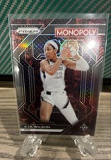 2024 Panini Prizm Monopoly WNBA -  A'ja Wilson #WNBA3 Classic Icons Red Prizm