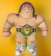 Vintage 1990 21" Ultimate Warrior Tonka WWF Wrestling Buddies Plush Read Desc