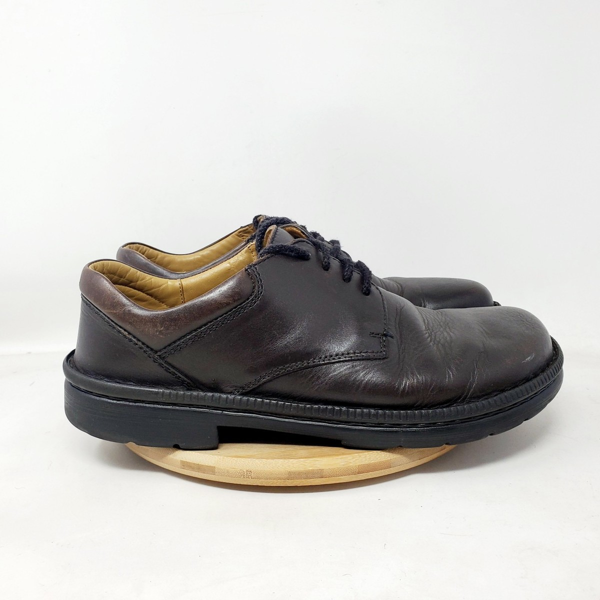Birkenstock Footprints Shoes Mens 44 Brown Leather Lace Up Comfort