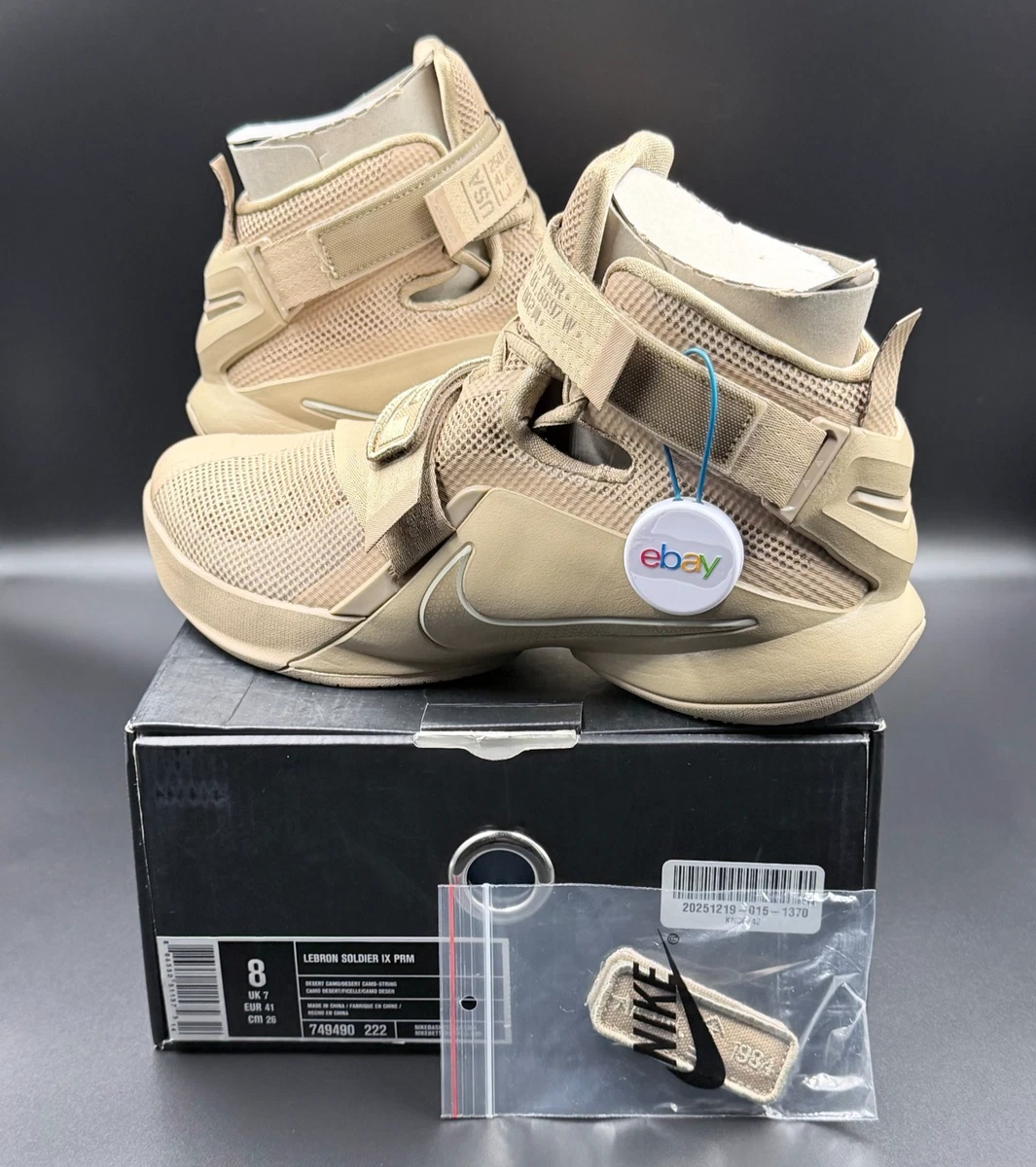 Nike LeBron Soldier 9 Premium Desert Camo for Sale  display picture 1