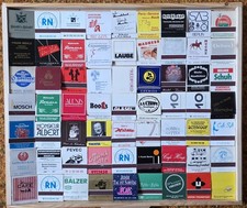 63 listy zapałek z reklamą z Berlina