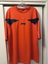 Nike Team Auburn Tigers Football Orange Sideline Pullover Jersey Shirt Men  s XL