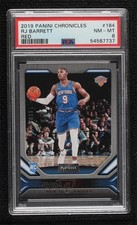 2019-20 Panini Chronicles Playbook Red 131/149 RJ Barrett #184 PSA 8 9l4