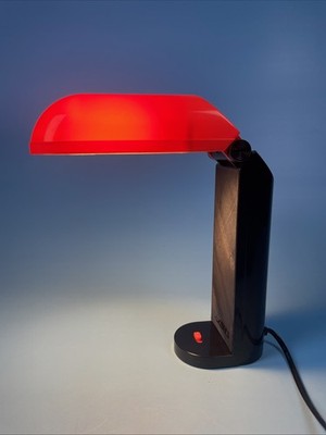 GH Bright Tischlampe Klapplampe Schwarz/Rot vintage ￼