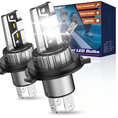 9003 H4 2x LED Headlight Bulbs Kit 65  K 1000000LM Hi/Lo Beam Super Bright White