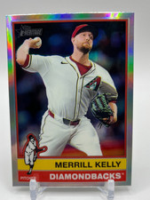 2025 Topps Heritage Merrill Kelly #287 Chrome Refractor