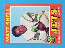 1971 TOPPS FOOTBALL #205 MATT SNELL HIGH GRADE EXCELLENT EX EX-MT