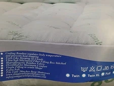 Ultra Soft Full Size Mattress Topper Made from Bamboo 