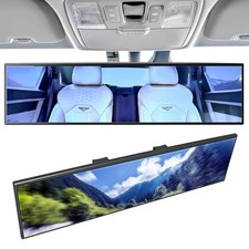 Broadway Car Rear View Mirror HD Anti Glare Universal 12 Inch large 300mm Blue