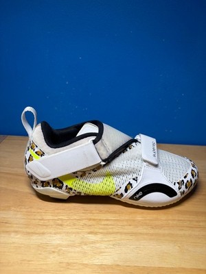 Nike SuperRep Cycle Shoes White Leopard Print CJ0775-177 Womens Size 5.5 New