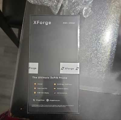 XForge 01 8GB 256GB Obsidian Black Android 64MP DePIN Crypto