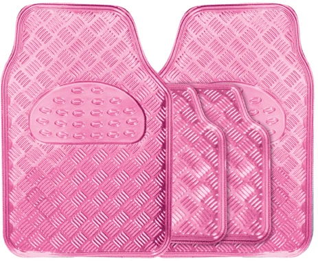 Pink rubber floor sale mats
