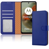 For Motorola Moto G55 Case Leather Wallet Flip Shockproof RFID Cover Moto G55 5G