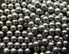 100pcs: 3/8" G25 High Precision Solid Chrome Steel Round Bearing Balls .35 inch