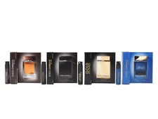 D&G DOLCE & GABBANA THE ONE FOR MEN EDT INTENSE LUMINOUS .8ml SAMPLES TRY ALL 4