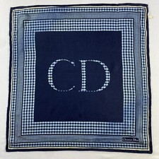 Vintage Christian Dior Handkerchief Pocket Square Bandana Neckerchief